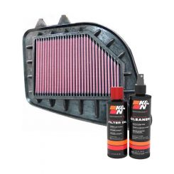 K&N Air Filter 33-2356 + Recharge Kit