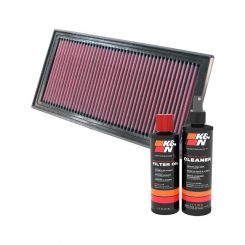 K&N Air Filter 33-2362 + Recharge Kit
