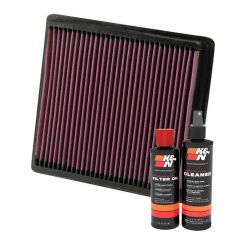 K&N Air Filter 33-2373 + Recharge Kit