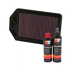 K&N Air Filter 33-2377 + Recharge Kit