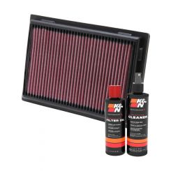 K&N Air Filter 33-2381 + Recharge Kit