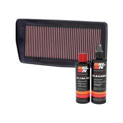 K&N Air Filter 33-2382 + Recharge Kit