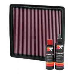 K&N Air Filter 33-2385 + Recharge Kit