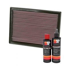 K&N Air Filter 33-2391 + Recharge Kit