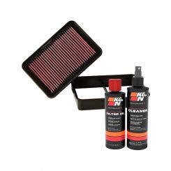 K&N Air Filter 33-2392 + Recharge Kit