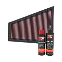 K&N Air Filter 33-2393 + Recharge Kit