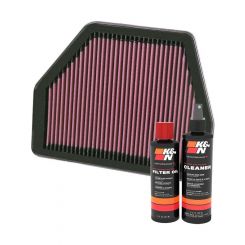 K&N Air Filter 33-2404 + Recharge Kit