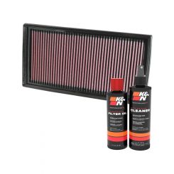 K&N Air Filter 33-2405 + Recharge Kit