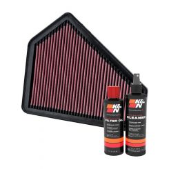 K&N Air Filter 33-2411 + Recharge Kit