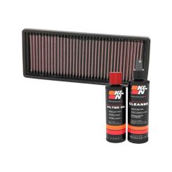 K&N Air Filter 33-2417 + Recharge Kit
