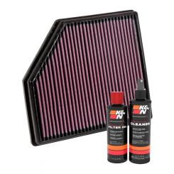 K&N Air Filter 33-2418 + Recharge Kit