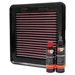 K&N Air Filter 33-2422 + Recharge Kit