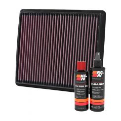 K&N Air Filter 33-2423 + Recharge Kit