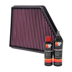 K&N Air Filter 33-2434 + Recharge Kit