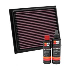 K&N Air Filter 33-2435 + Recharge Kit