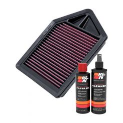 K&N Air Filter 33-2437 + Recharge Kit