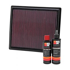 K&N Air Filter 33-2442 + Recharge Kit