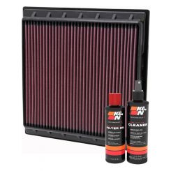 K&N Air Filter 33-2444 + Recharge Kit