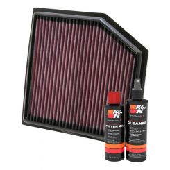 K&N Air Filter 33-2452 + Recharge Kit