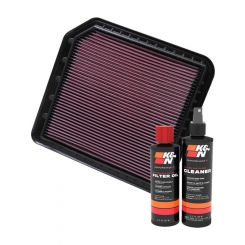 K&N Air Filter 33-2456 + Recharge Kit