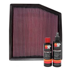 K&N Air Filter 33-2458 + Recharge Kit