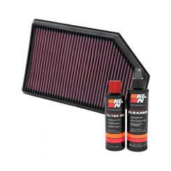K&N Air Filter 33-2460 + Recharge Kit