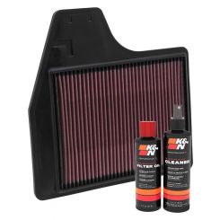 K&N Air Filter 33-2478 + Recharge Kit
