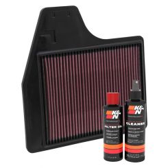 K&N Air Filter 33-2478 + Recharge Kit