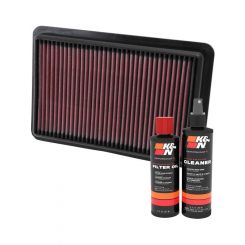 K&N Air Filter 33-2480 + Recharge Kit