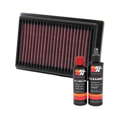 K&N Air Filter 33-2485 + Recharge Kit