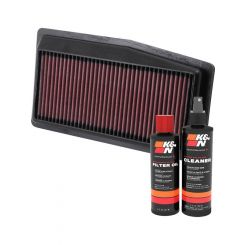 K&N Air Filter 33-2492 + Recharge Kit