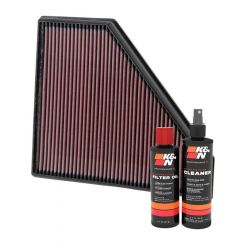 K&N Air Filter 33-2496 + Recharge Kit