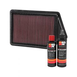 K&N Air Filter 33-2498 + Recharge Kit
