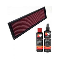 K&N Air Filter 33-2640 + Recharge Kit