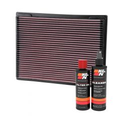 K&N Air Filter 33-2703 + Recharge Kit