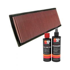 K&N Air Filter 33-2722 + Recharge Kit
