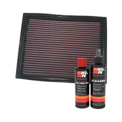 K&N Air Filter 33-2737 + Recharge Kit