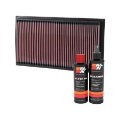 K&N Air Filter 33-2747 + Recharge Kit