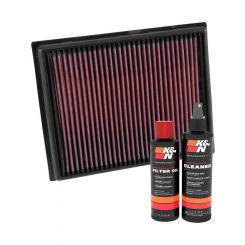 K&N Air Filter 33-2793 + Recharge Kit