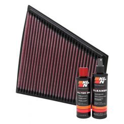 K&N Air Filter 33-2830 + Recharge Kit