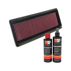 K&N Air Filter 33-2847 + Recharge Kit