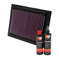 K&N Air Filter 33-2853 + Recharge Kit