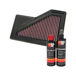K&N Air Filter 33-2885 + Recharge Kit