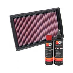 K&N Air Filter 33-2886 + Recharge Kit