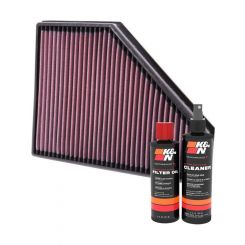 K&N Air Filter 33-2942 + Recharge Kit