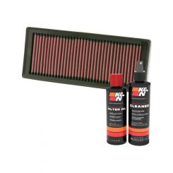 K&N Air Filter 33-2945 + Recharge Kit