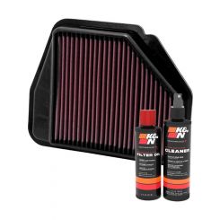 K&N Air Filter 33-2956 + Recharge Kit