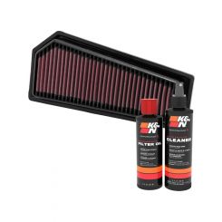 K&N Air Filter 33-2965 + Recharge Kit