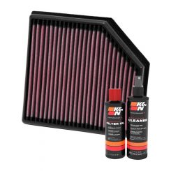 K&N Air Filter 33-2972 + Recharge Kit