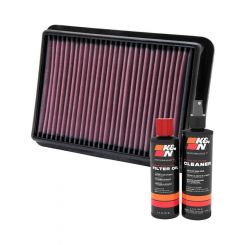 K&N Air Filter 33-2980 + Recharge Kit